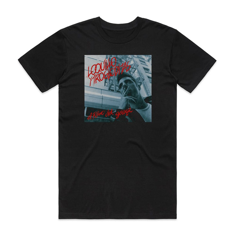 Loquillo y Trogloditas El Ritmo Del Garaje Album Cover T-Shirt Black