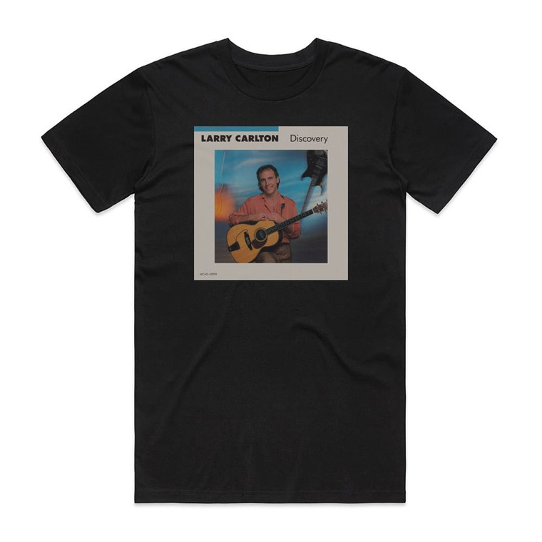 Larry Carlton Discovery Album Cover T-Shirt Black