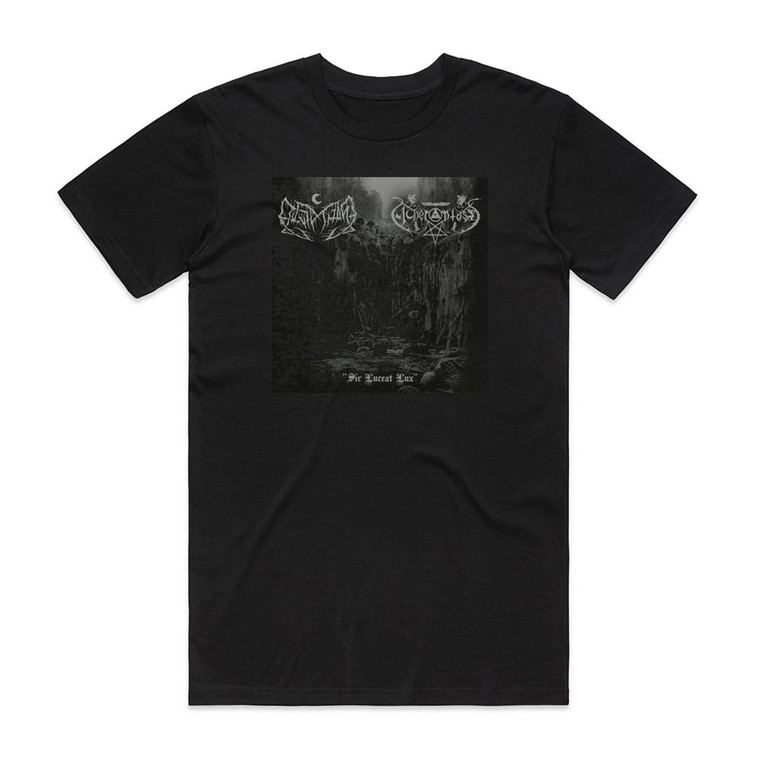 Leviathan Sic Luceat Lux Album Cover T-Shirt Black
