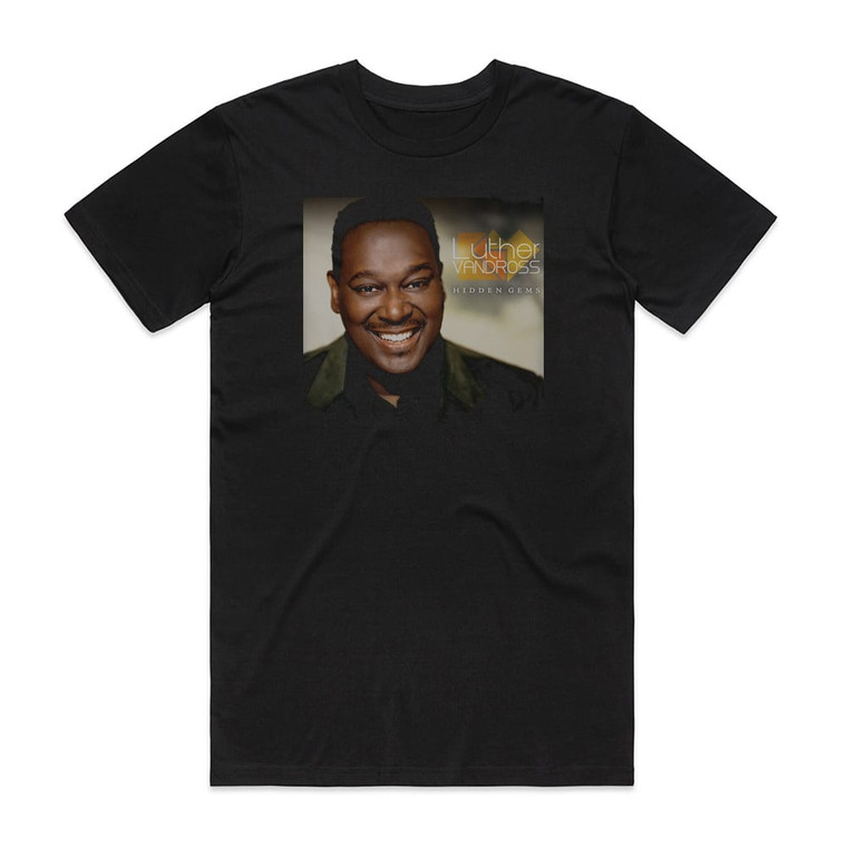 Luther Vandross Hidden Gems Album Cover T-Shirt Black