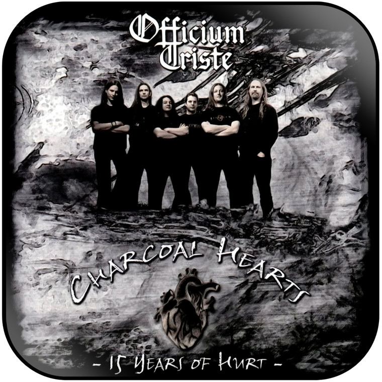 Officium Triste Charcoal Hearts  15 Years Of Hurt Album Cover Sticker