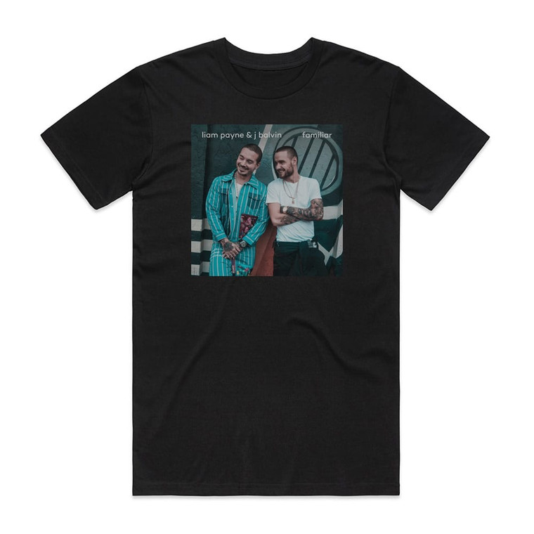 Liam Payne Familiar Album Cover T-Shirt Black