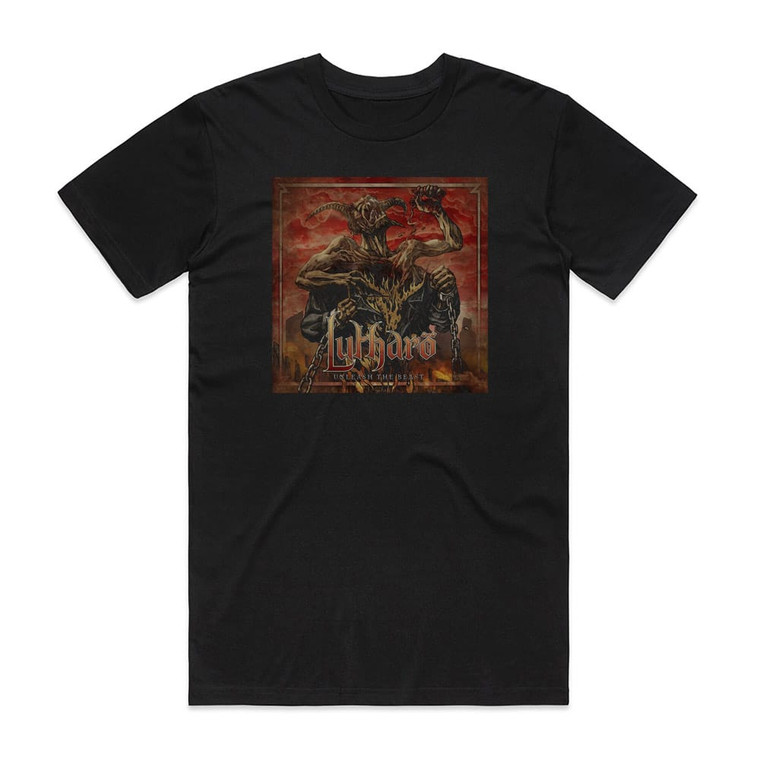 Lutharo Unleash The Beast Album Cover T-Shirt Black