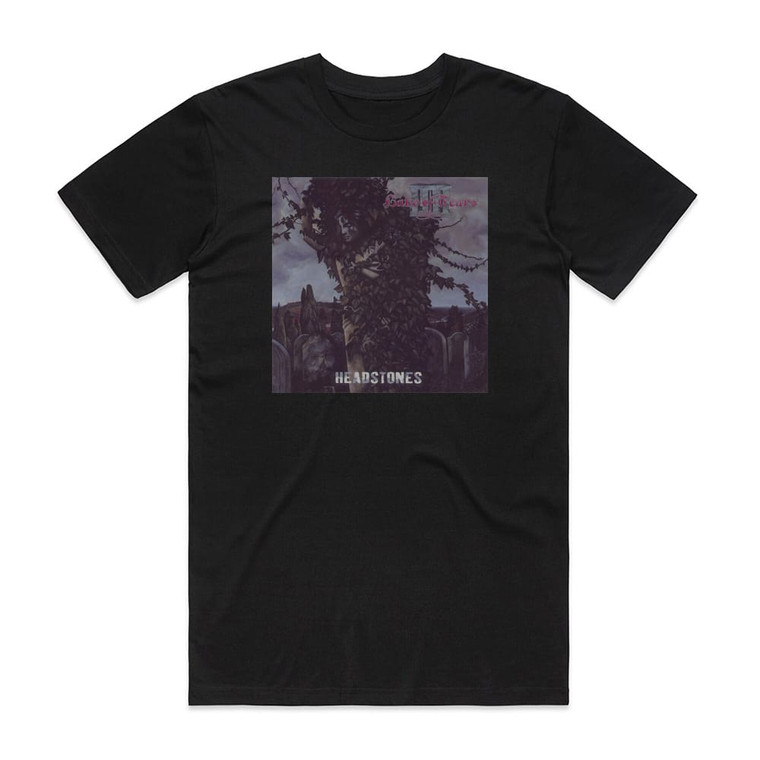 Lake of Tears Headstones Album Cover T-Shirt Black