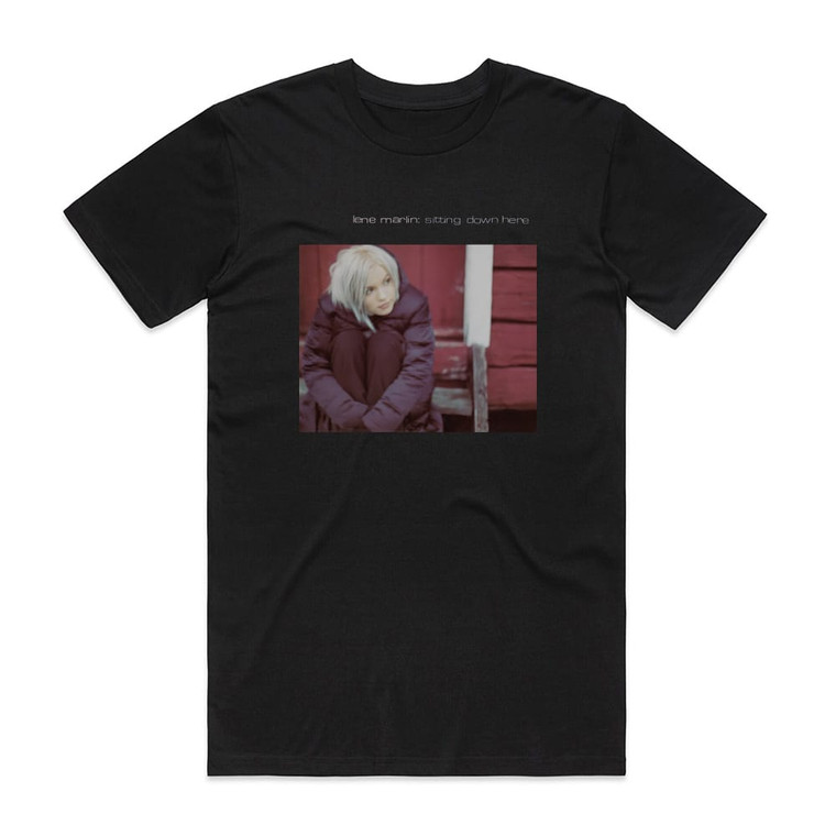 Lene Marlin Sitting Down Here Album Cover T-Shirt Black