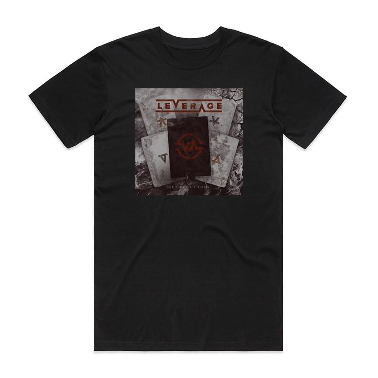 Leverage The Devils Turn Album Cover T-Shirt Black