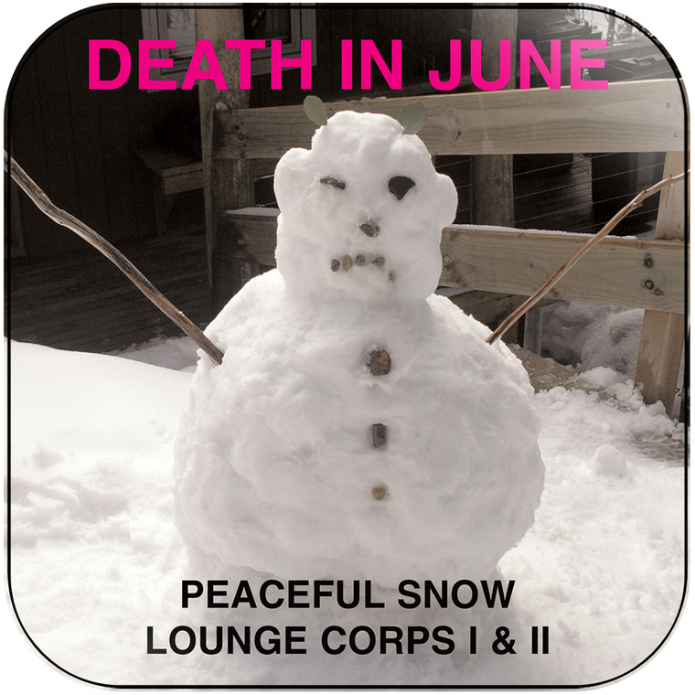 Death in June Peaceful Snowlounge Corps Album Cover Sticker