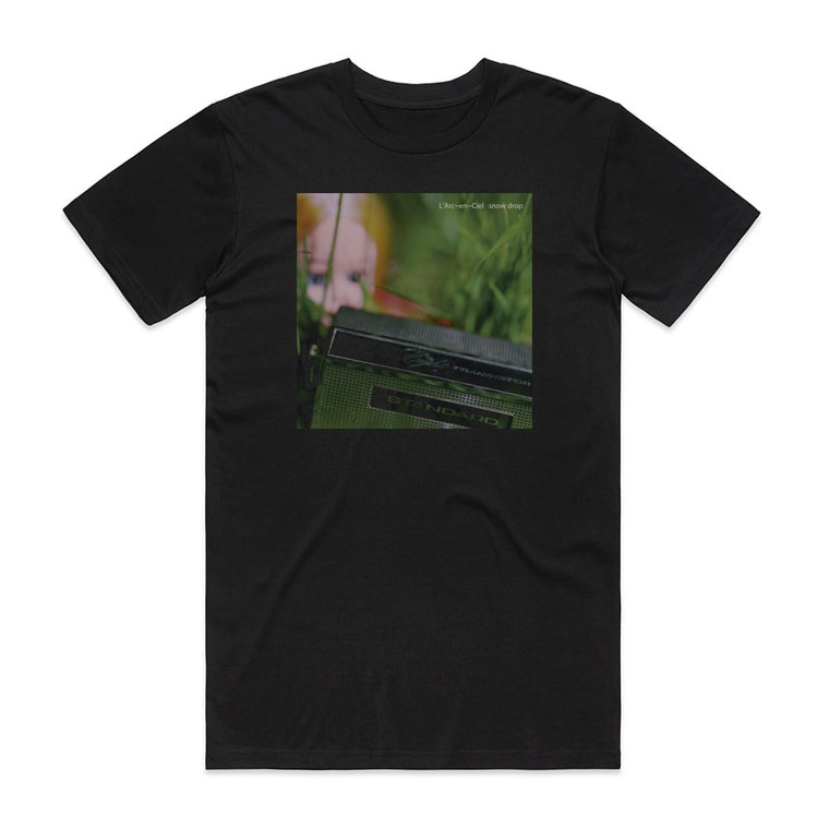 LArc-en-Ciel Snow Drop Album Cover T-Shirt Black
