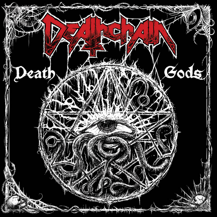 Deathchain Death Gods Album Cover Sticker