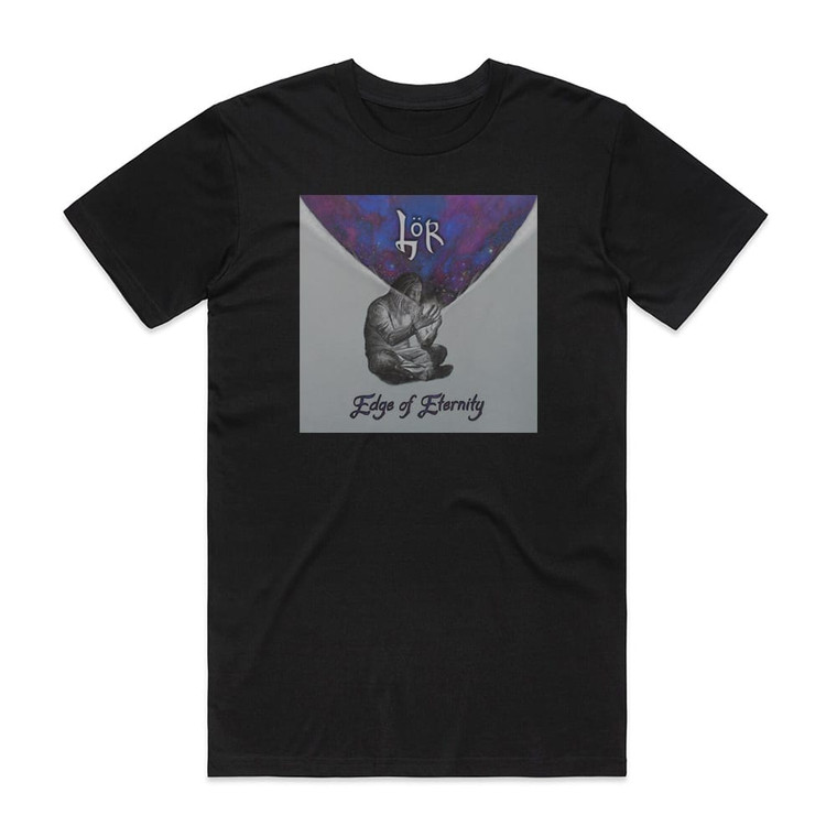 Lor Edge Of Eternity Album Cover T-Shirt Black