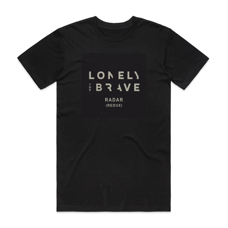 Lonely the Brave Radar Album Cover T-Shirt Black