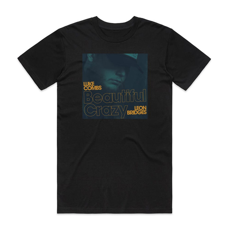 Luke Combs Beautiful Crazy 1 Album Cover T-Shirt Black