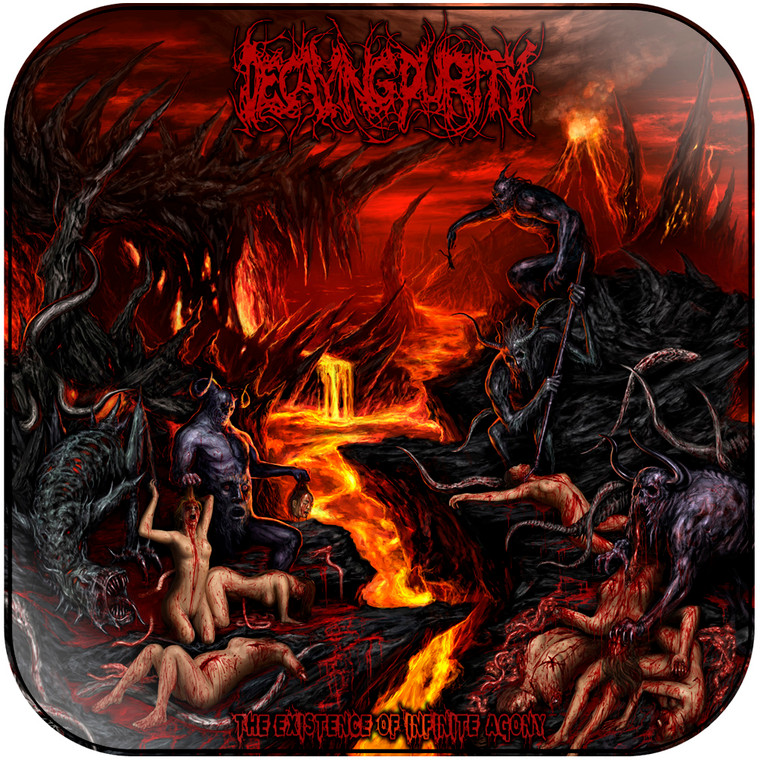 Decaying Purity The Existence Of Infinite Agony Album Cover Sticker