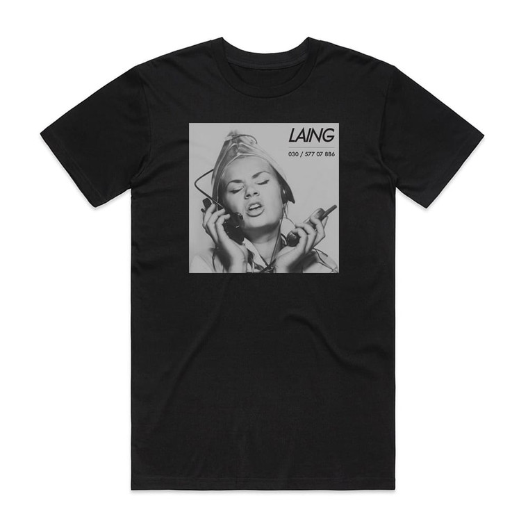 Laing 03057707886 Album Cover T-Shirt Black