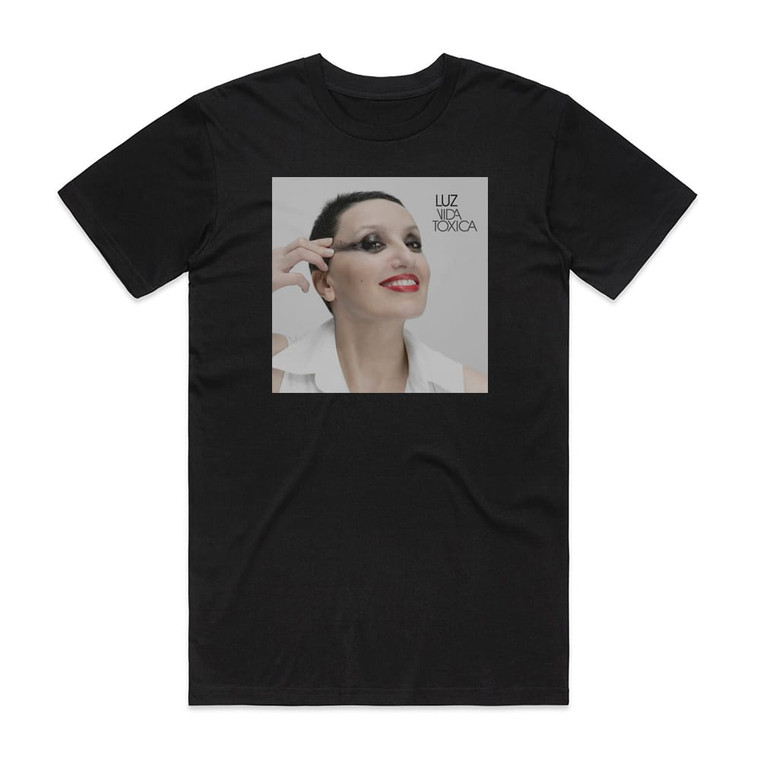 Luz Casal Vida Toxica Album Cover T-Shirt Black