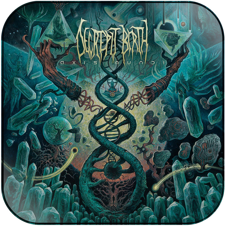Decrepit Birth Axis Mundi-1 Album Cover Sticker
