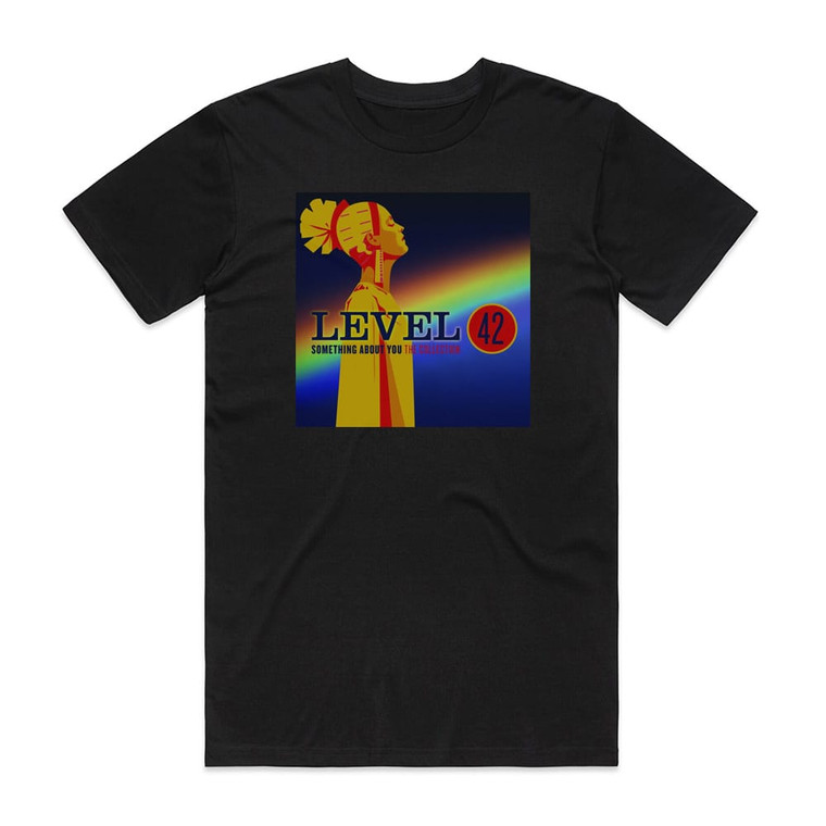 Level 42 Something About You Album Cover T-Shirt Black