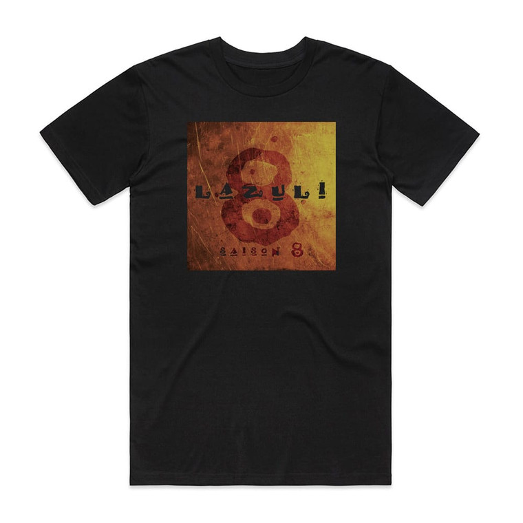 Lazuli Saison 8 Album Cover T-Shirt Black