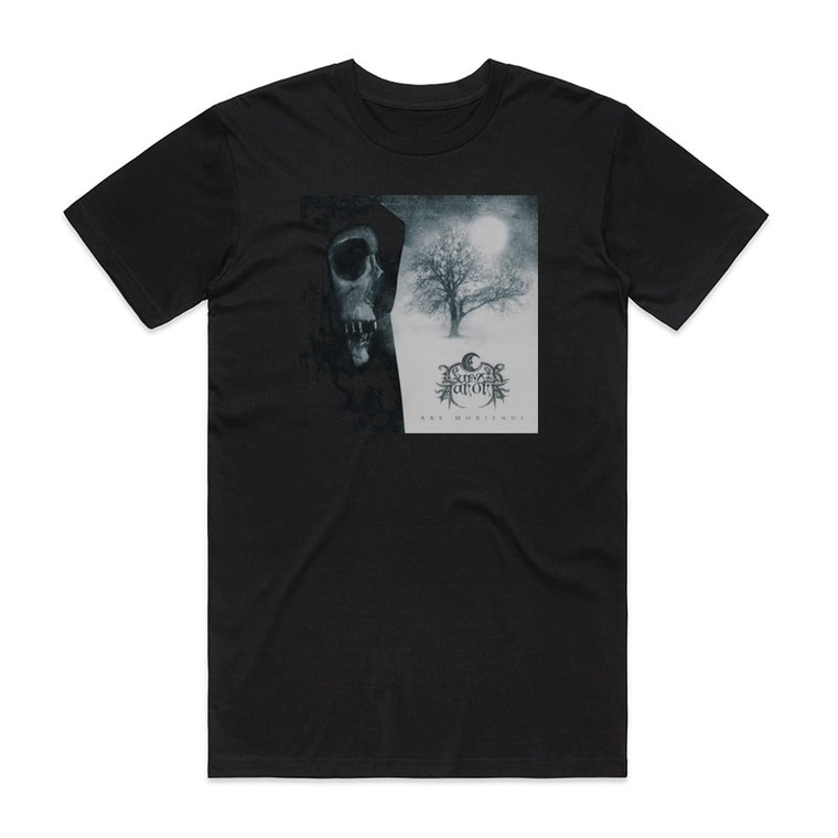 Lunar Aurora Ars Moriendi Album Cover T-Shirt Black