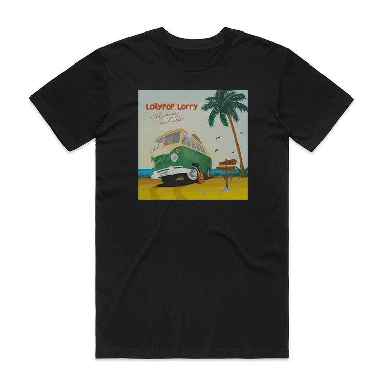 Lollypop Lorry   Album Cover T-Shirt Black