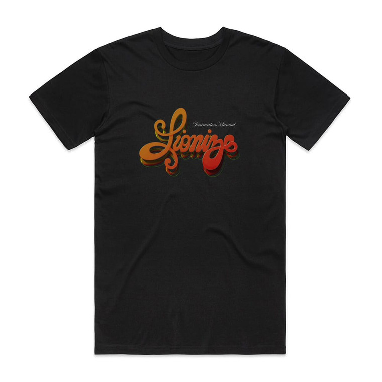 Lionize Destruction Manual Album Cover T-Shirt Black