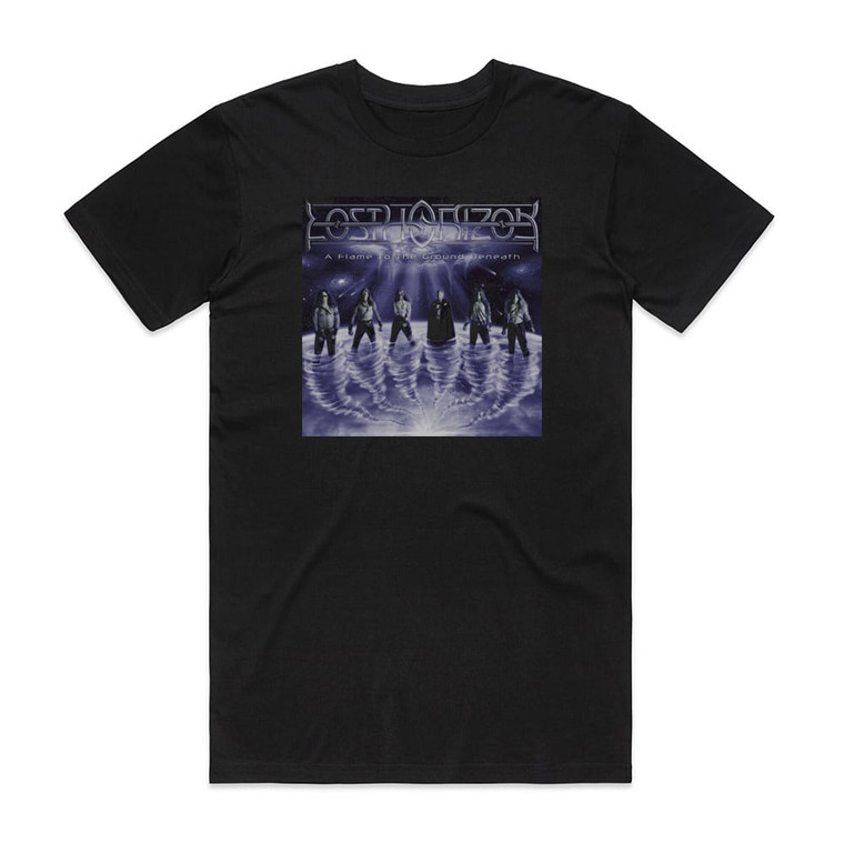 Lost Horizon A Flame To The Ground Beneath Album Cover T-Shirt Black