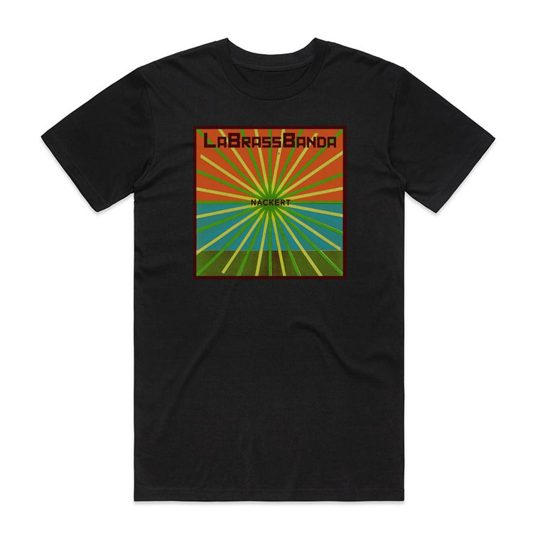 LaBrassBanda Nackert Album Cover T-Shirt Black