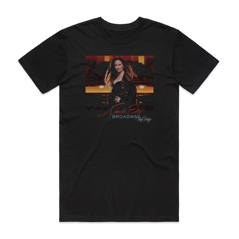 Linda Eder Broadway My Way Album Cover T-Shirt Black