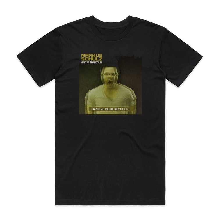 Markus Schulz Dancing In The Key Of Life Album Cover T-Shirt Black