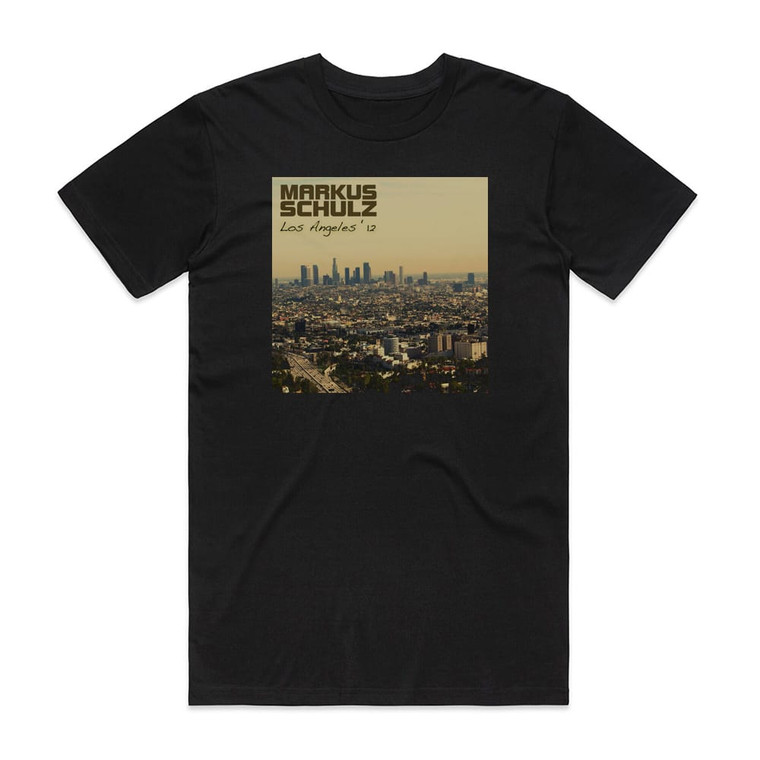 Markus Schulz Los Angeles 12 Album Cover T-Shirt Black