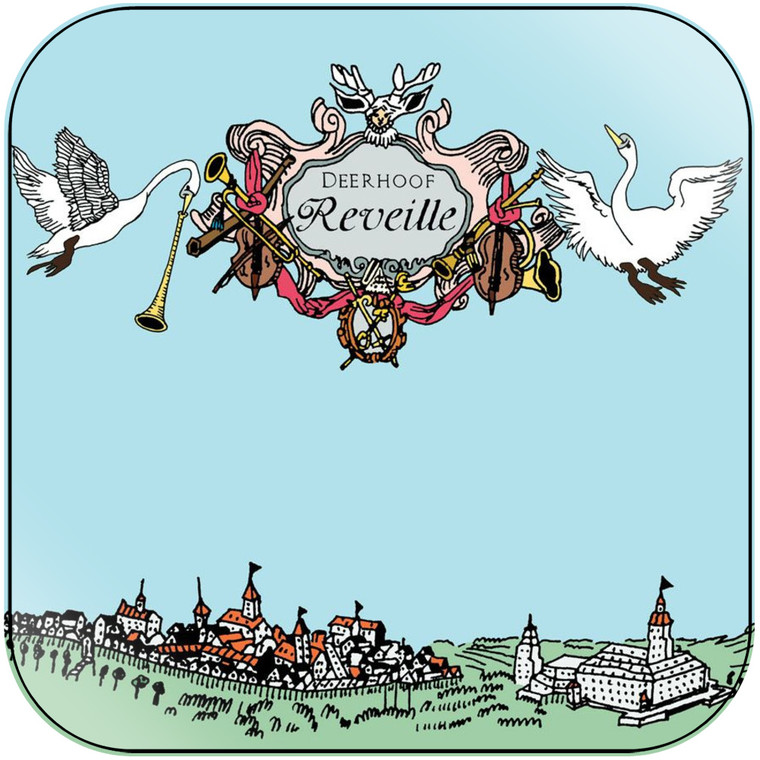 Deerhoof Reveille Album Cover Sticker