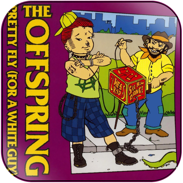 The Offspring Pretty Fly For A White Guy-1 Album Cover Sticker