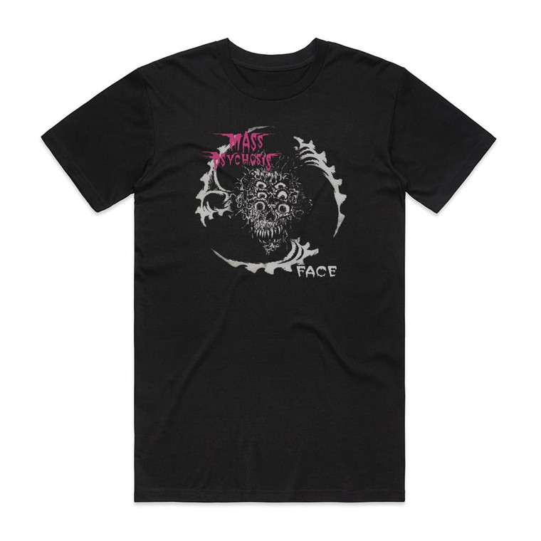 Mass Psychosis Face Album Cover T-Shirt Black