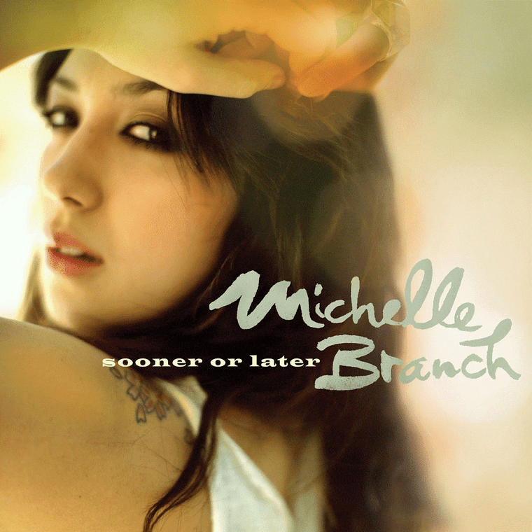 Michelle Branch Sooner Or Later Album Cover T-Shirt Black