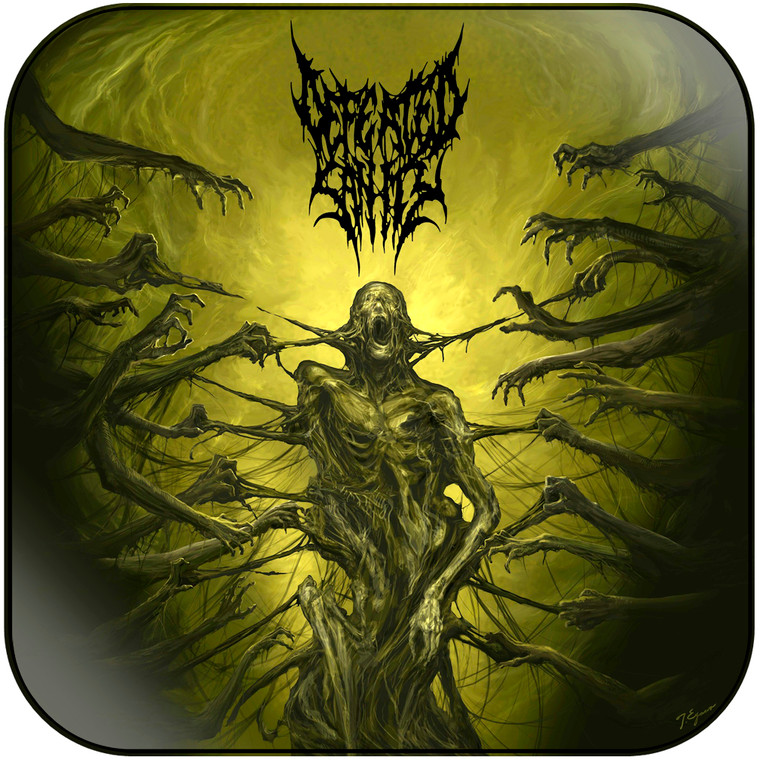Defeated Sanity Passages Into Deformity Album Cover Sticker