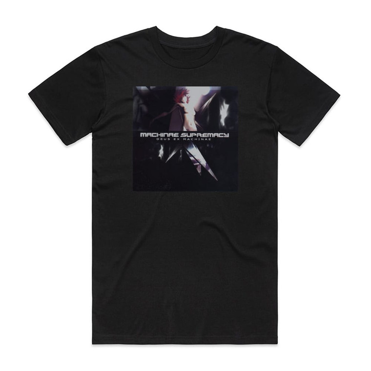 Machinae Supremacy Deus Ex Machinae 1 Album Cover T-Shirt Black