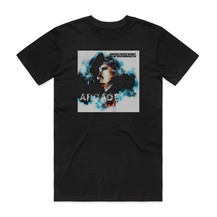 Machinae Supremacy Arcade Album Cover T-Shirt Black