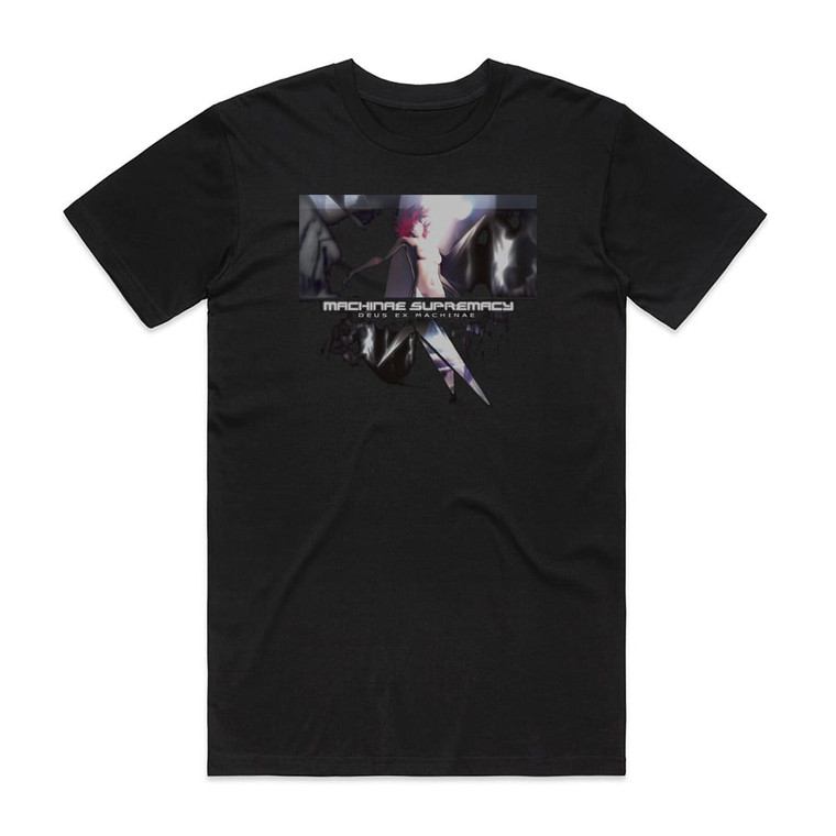 Machinae Supremacy Deus Ex Machinae Album Cover T-Shirt Black