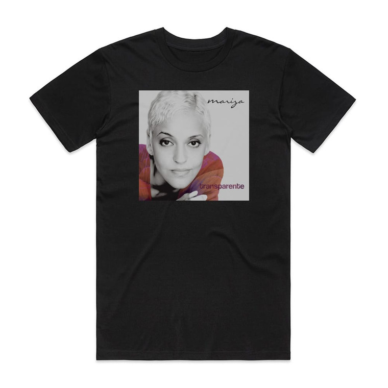 Mariza Transparente Album Cover T-Shirt Black