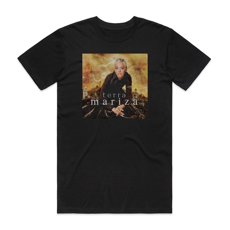 Mariza Terra Album Cover T-Shirt Black