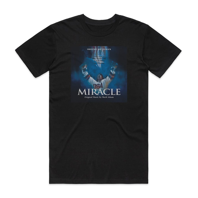Mark Isham Miracle Album Cover T-Shirt Black