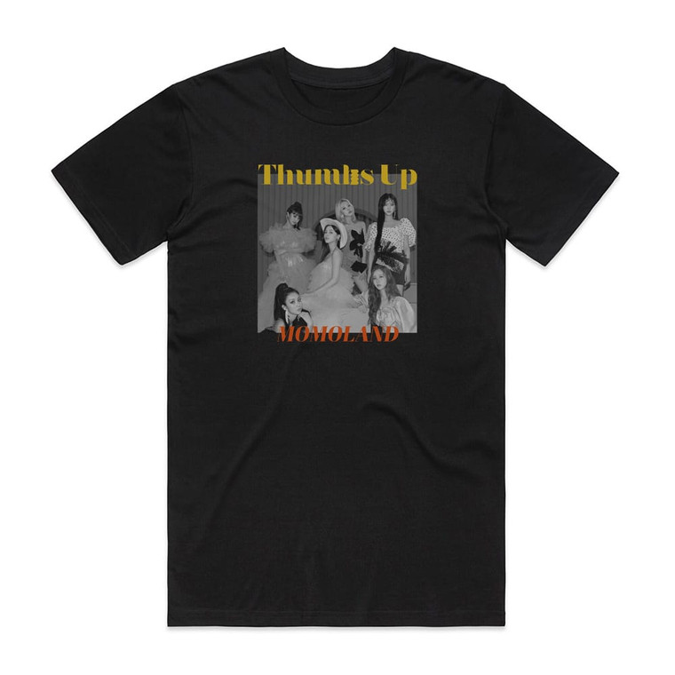 MOMOLAND Thumbs Up Album Cover T-Shirt Black