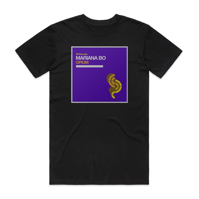 Mariana BO Opium Album Cover T-Shirt Black