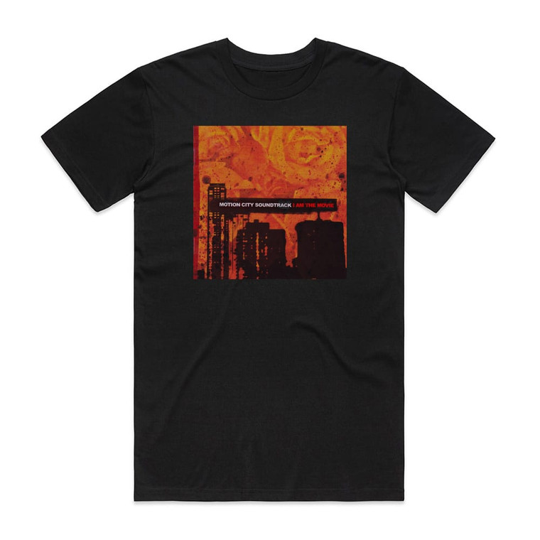 Motion City Soundtrack I Am The Movie Album Cover T-Shirt Black