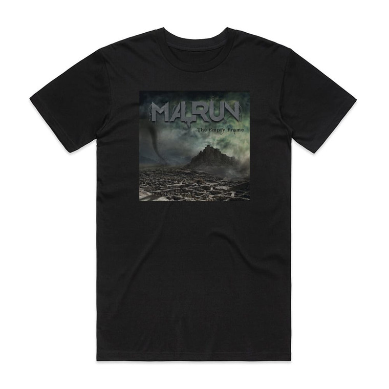 Malrun The Empty Frame Album Cover T-Shirt Black