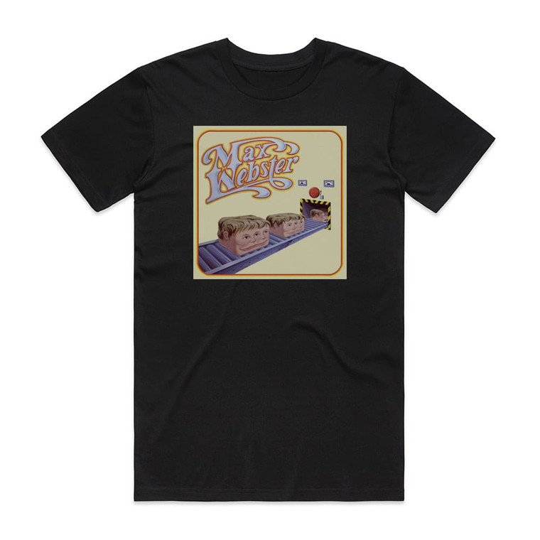 Max Webster Max Webster 1 Album Cover T-Shirt Black
