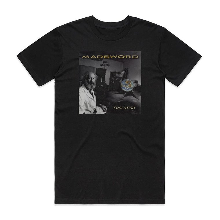 Madsword Evolution Album Cover T-Shirt Black