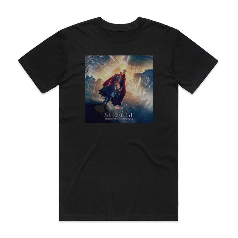 Michael Giacchino Doctor Strange Album Cover T-Shirt Black