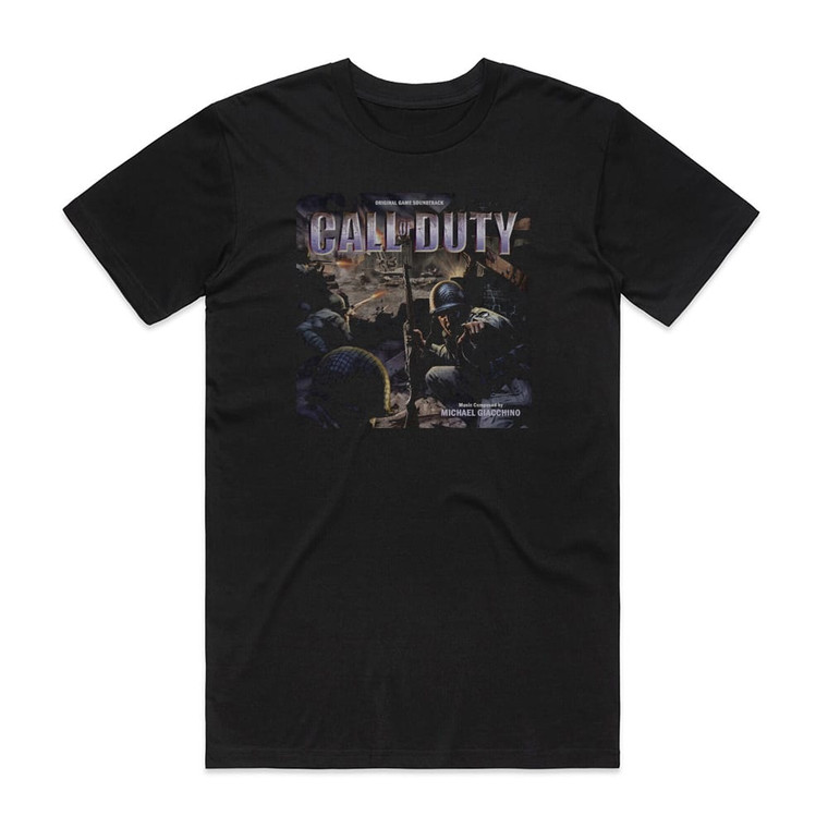 Michael Giacchino Call Of Duty Album Cover T-Shirt Black