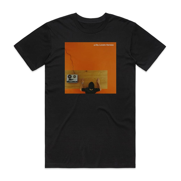 Mu-Ziq Lunatic Harness Album Cover T-Shirt Black